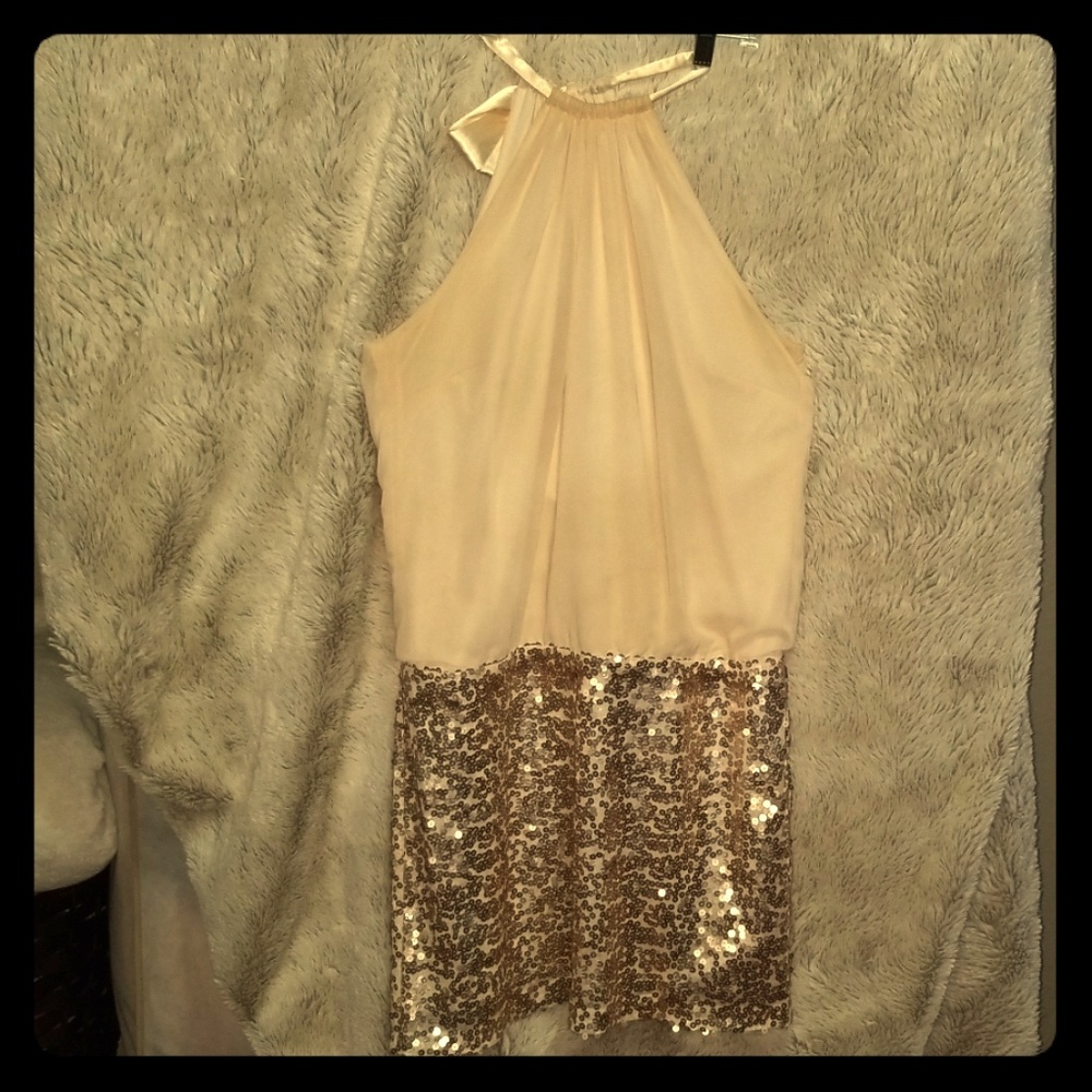 Beige Dress